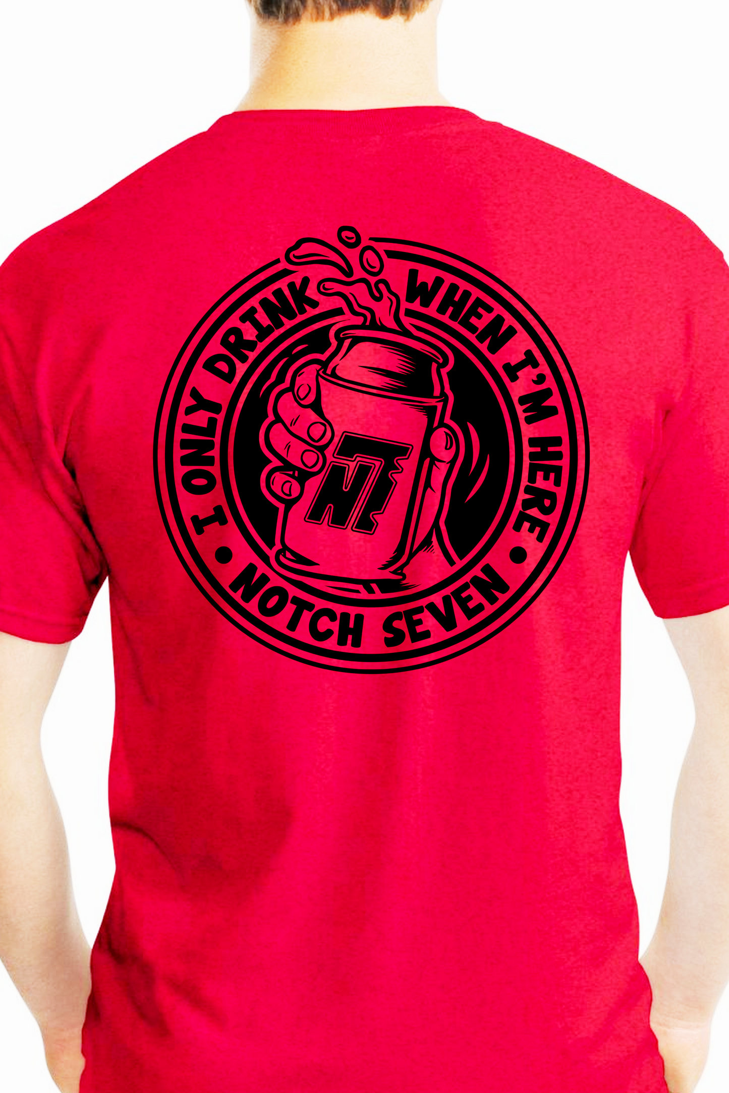 I only drink when I'm here t shirt