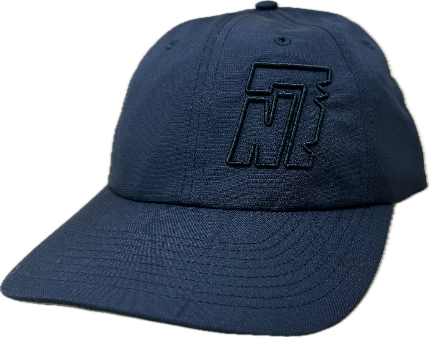 Black Floppy Hat w/ Embroidered Black "N7" Logo