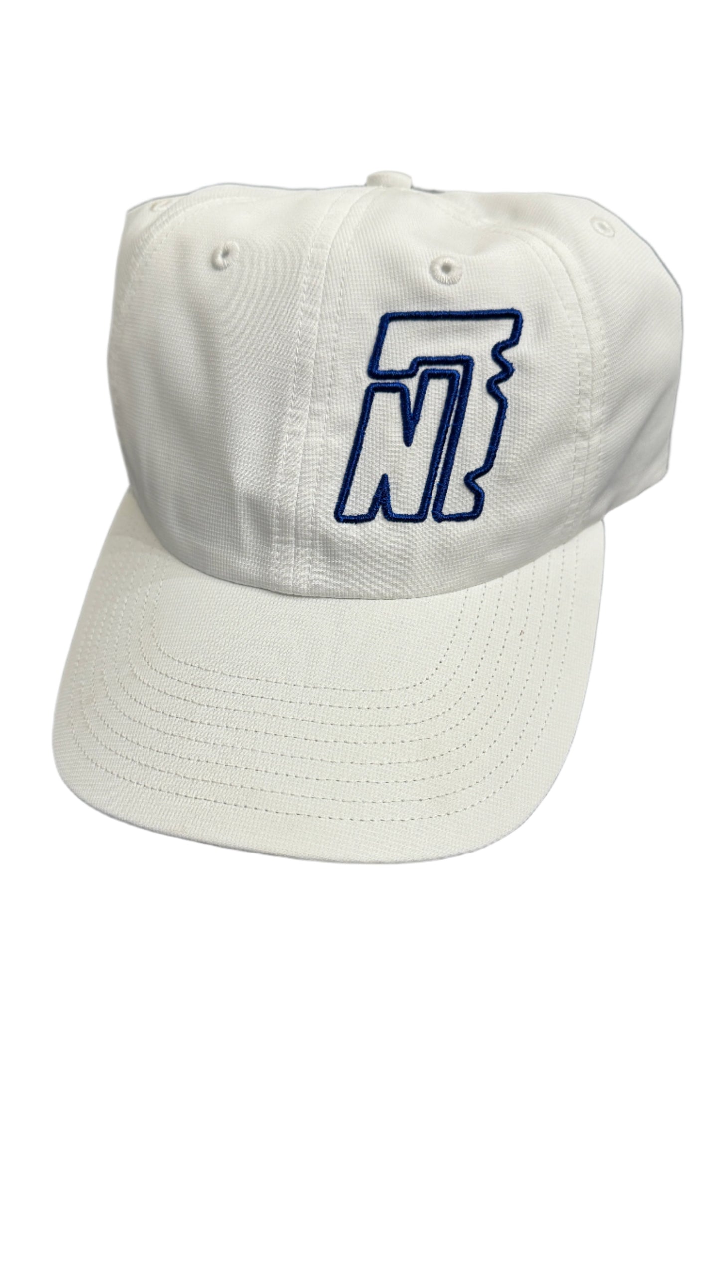 White Floppy Hat with Embroidered Electric Blue"N7" Logo (Copy)