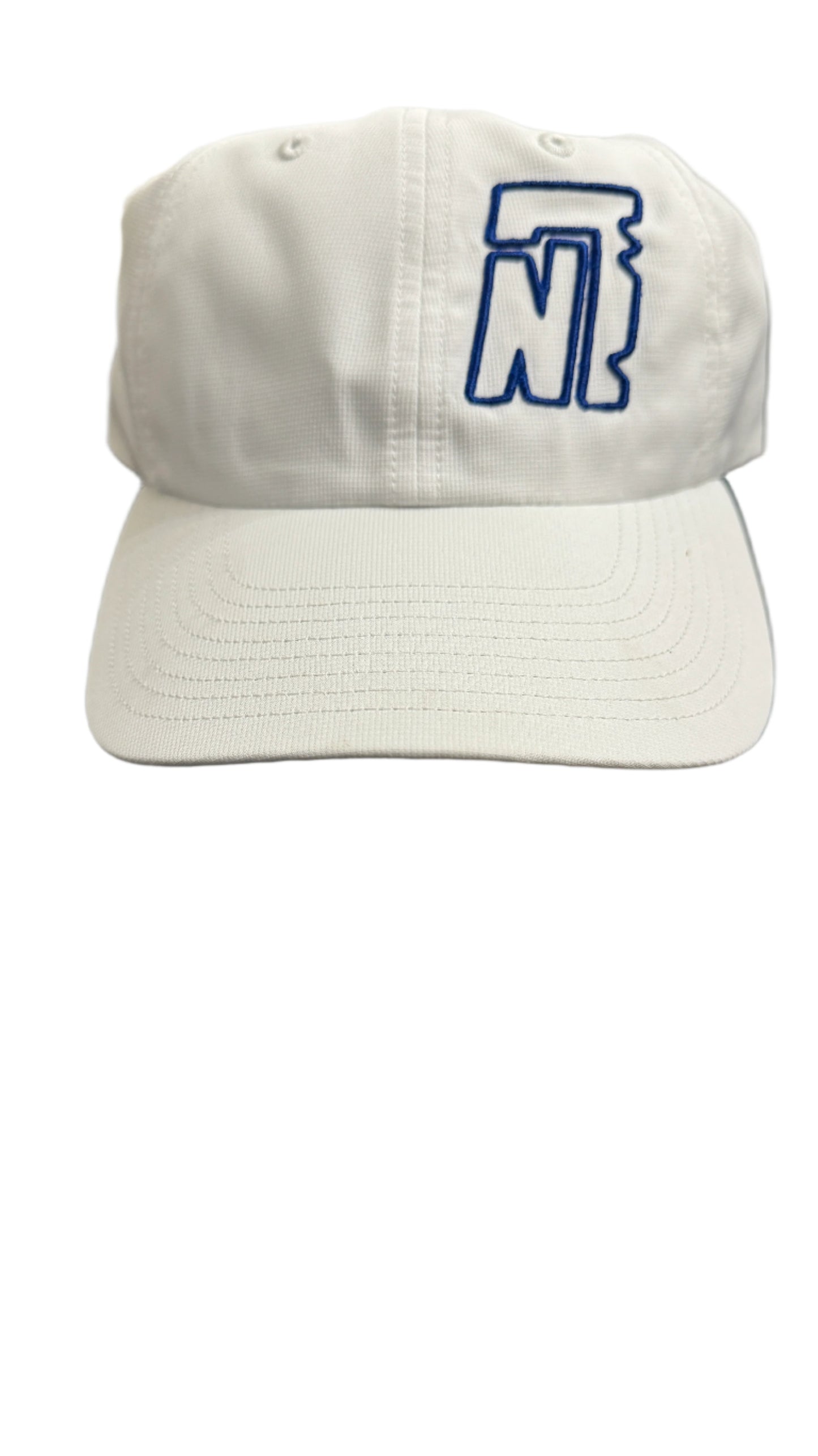 White Floppy Hat with Embroidered Electric Blue"N7" Logo (Copy)