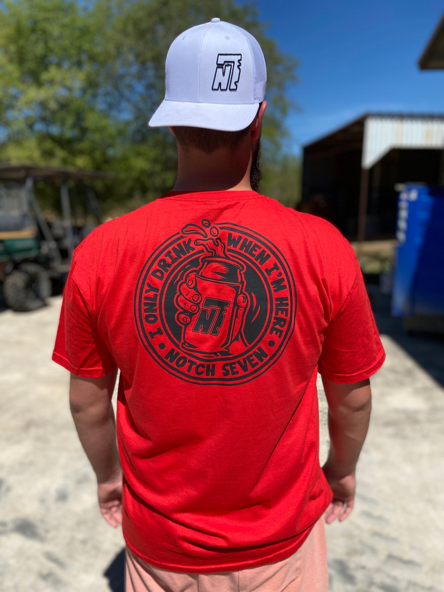 Fun Drinking Vibe Notch 7 shirt for all of Livestock lifestyle , Stock Show members