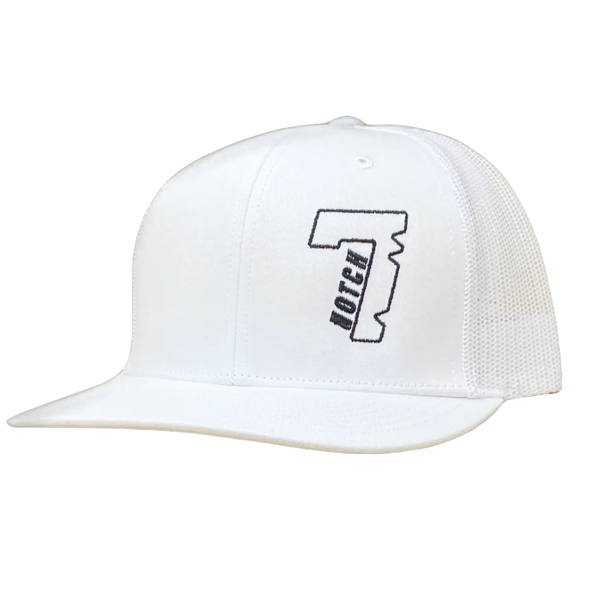 White Richardson 112 Trucker Hat with Embroidered "Notch 7" Logo 2+ Colors