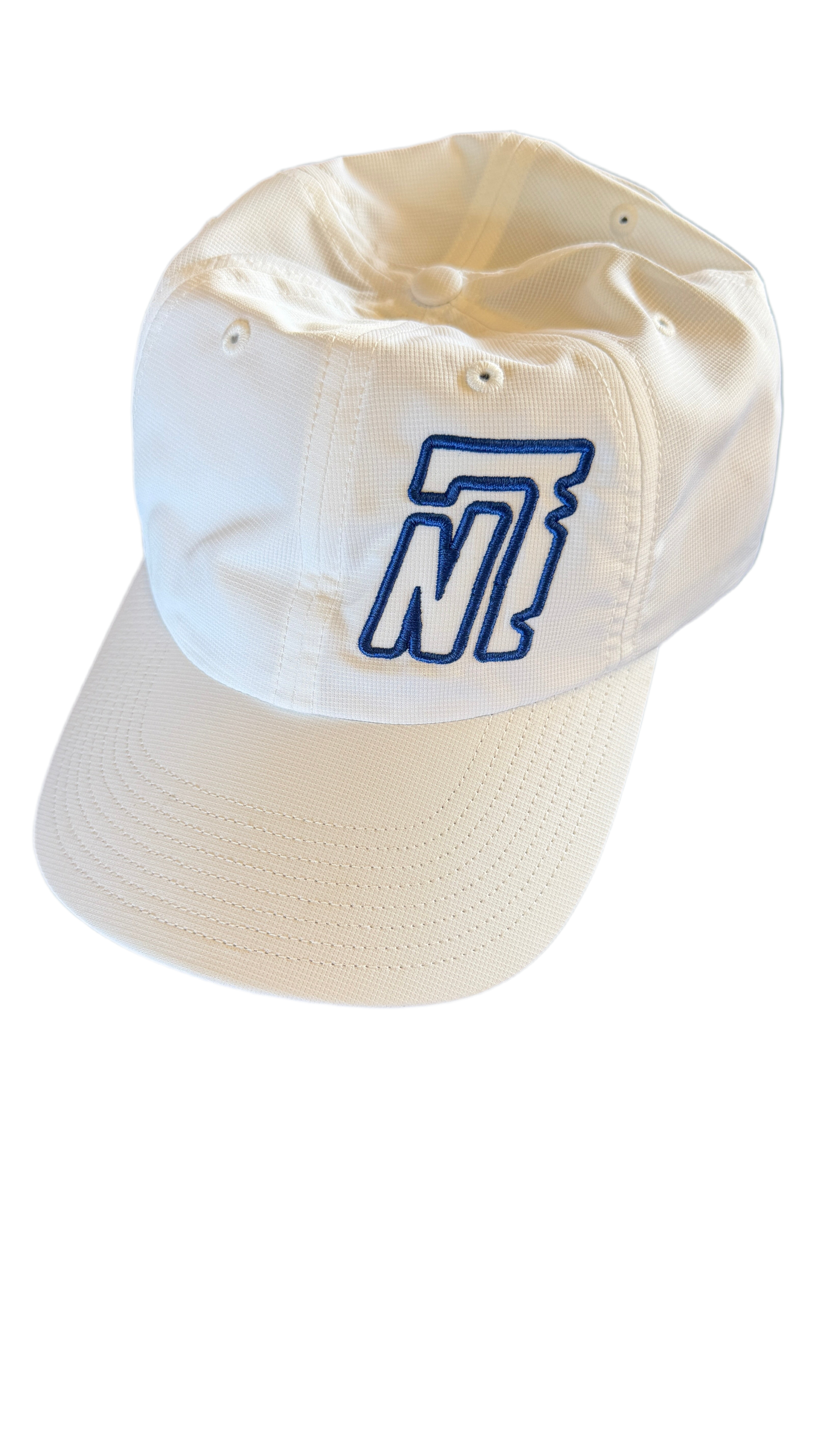 White with Royal Blue stitch 220 Floppy Hat