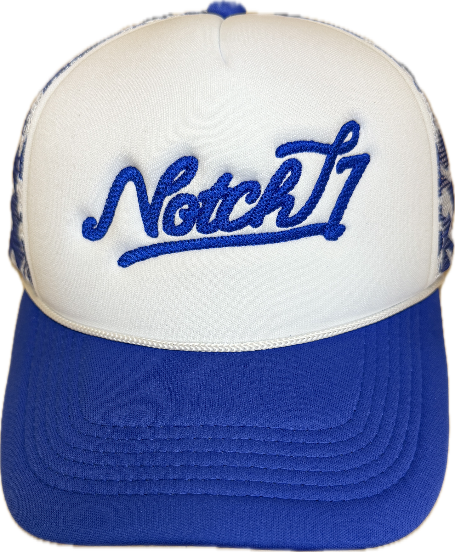 LADIES FOAM TRUCKER HAT WITH EMBROIDERED LOGO