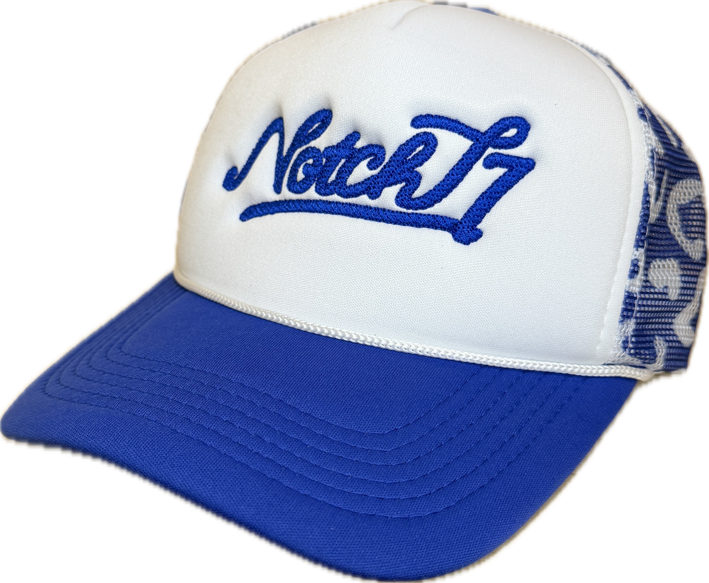 LADIES FOAM TRUCKER HAT WITH EMBROIDERED LOGO