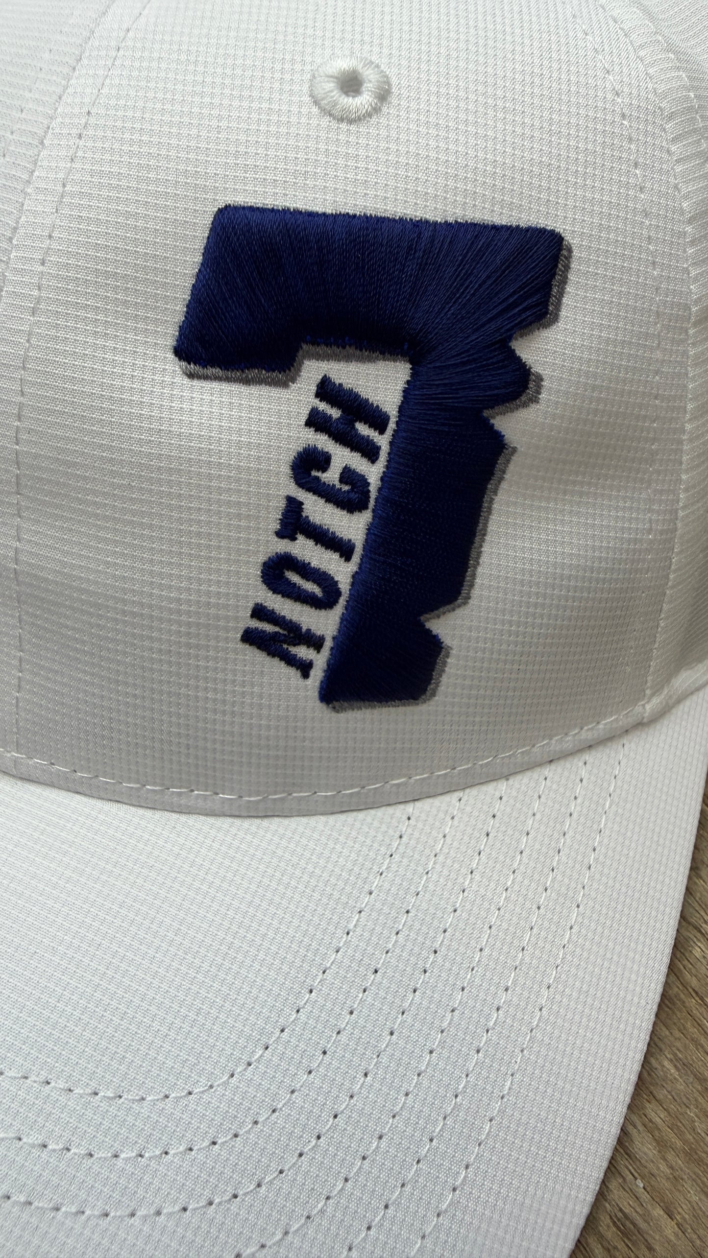 White low profile Group 7 Hat