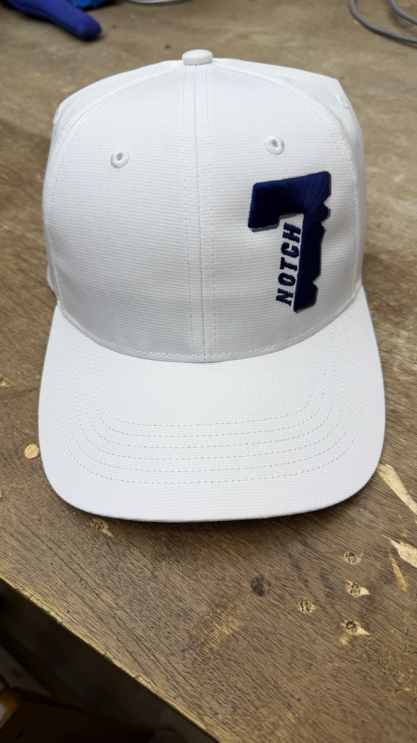 White low profile Group 7 Hat