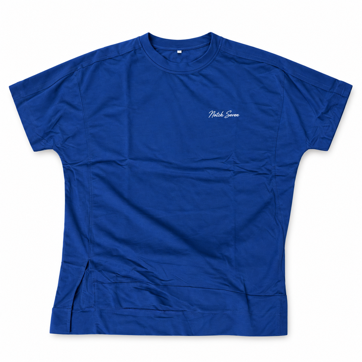 Blue Casual Tee & Drawstring Shorts 2 Piece Lounge Set
