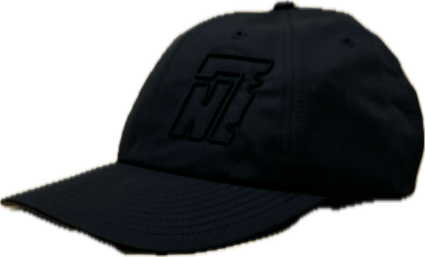 Black Floppy Hat w/ Embroidered Black "N7" Logo