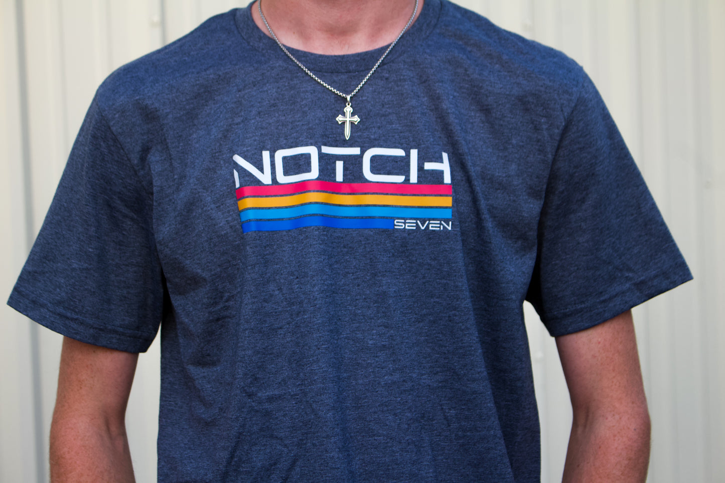 Grey Bronco Logo Graphic T-Shirt