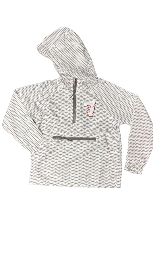 White Pack Hoodie with White & Red Notch 7 logo