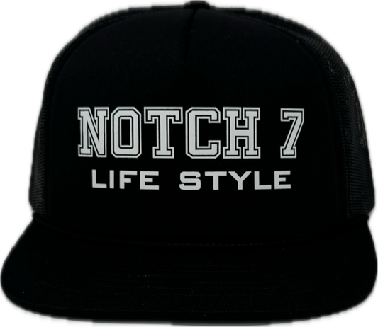 Black Richardson Foam Front "Notch 7 Lifestyle" Hat