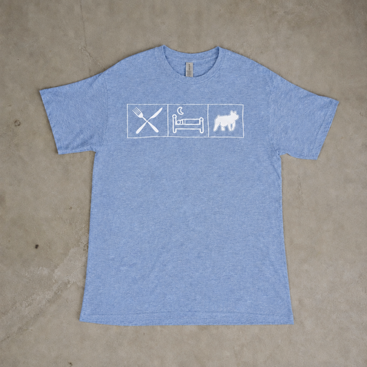 Eat Sleep Show Cattle, Pigs, Lamb's, Goats Unisex T-Shirt