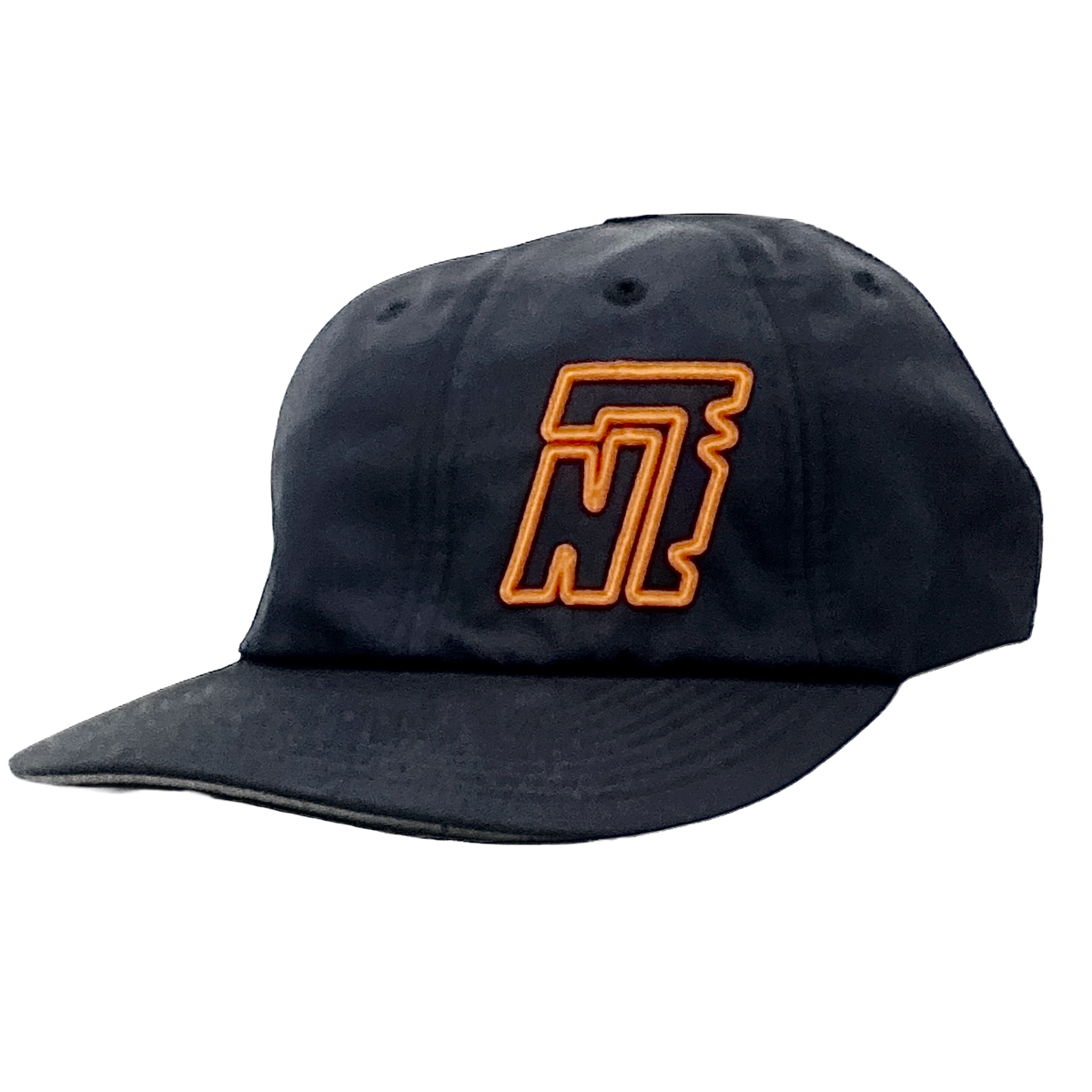 Black Floppy w/ Embroidered Orange “N7” Logo