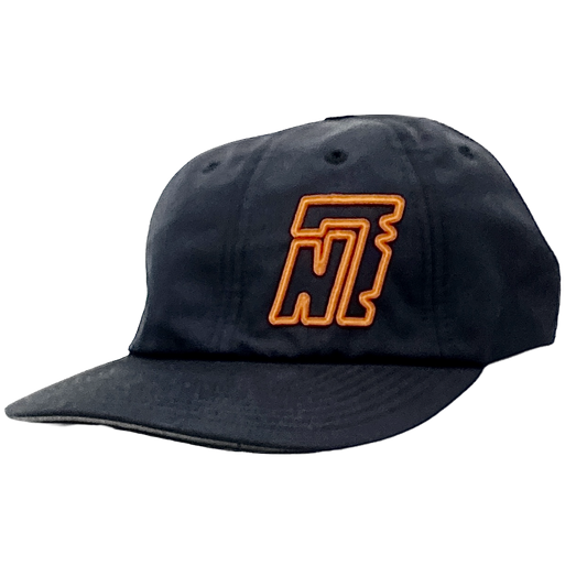 Black Floppy w/ Embroidered Orange “N7” Logo